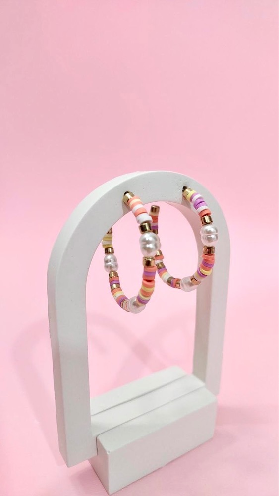 گوشواره حلقه ای منجوق