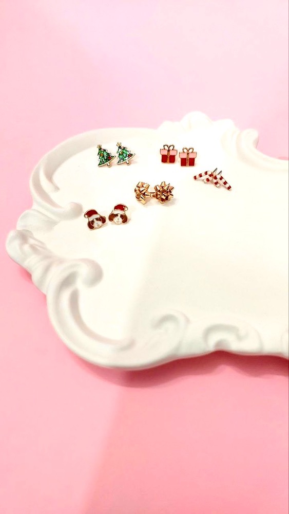 پک گوشواره فانتزی کریسمس