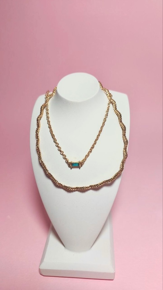 گردنبند دوتایی ساده