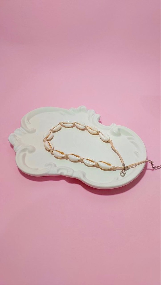 گردنبند چوکر صدفی